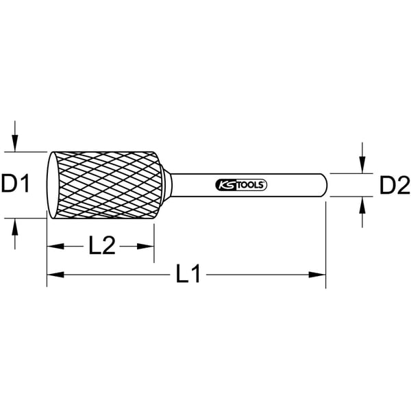 Miniatyrbillede 2 af 2: KS Tools 515.3225 roterende grat 1 stk