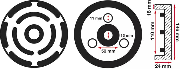 BGS technic Rubber Pad