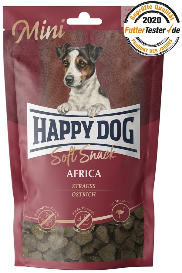 Miniatyrbillede 1 af 2: Happy Dog Soft Snack Mini Africa 100 g Voksen