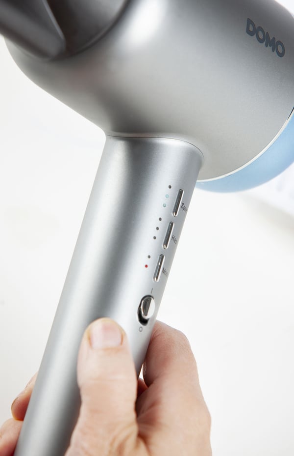 Domo DO2135HD hårfön 1800 W Svart, Silver