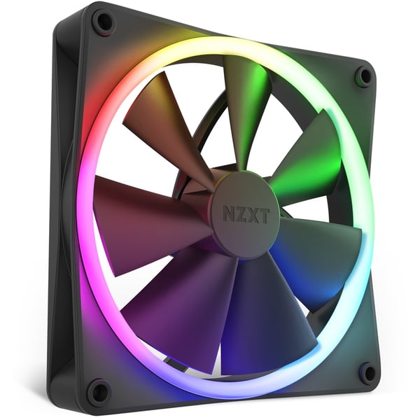 Miniatyrbild 6 av 6: NZXT F140 RGB Datorväska Fan 14 cm Svart 1 styck