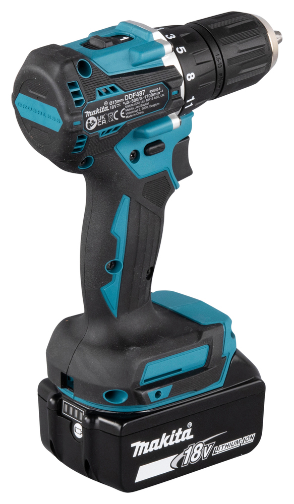 Miniatyrbillede 9 af 10: Makita DDF487Z bor 1700 rpm 940 g Turkis