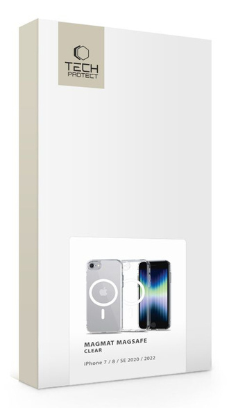 Tech-Protect Magmat mobiltelefonfodral 11,9 cm (4.7") Mobilskal Transparent