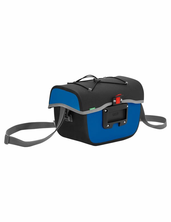 VAUDE Aqua Box Framsida Cykelväska 6 l Polyester Svart, Blå