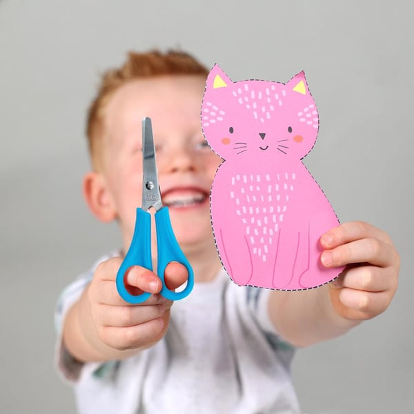 SES Creative Right-handed scissors Kunst & Håndværk sakse Lige snit Blå