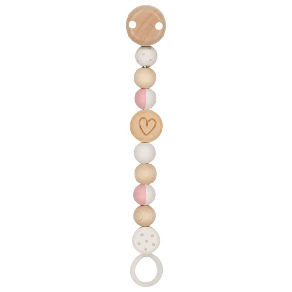 Goki 65216 Babysut holder Lyserød, Hvid, Træ Pige