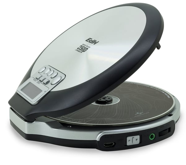 Soundmaster CD9220 CD-soitin Musta, Ruostumaton teräs Henkilökohtainen cd-soitin