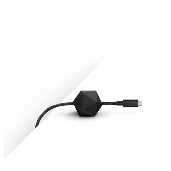 Native Union Desk USB-kaapeli USB 2.0 2,4 m USB C 0,48 Gbit/s 100 W Musta