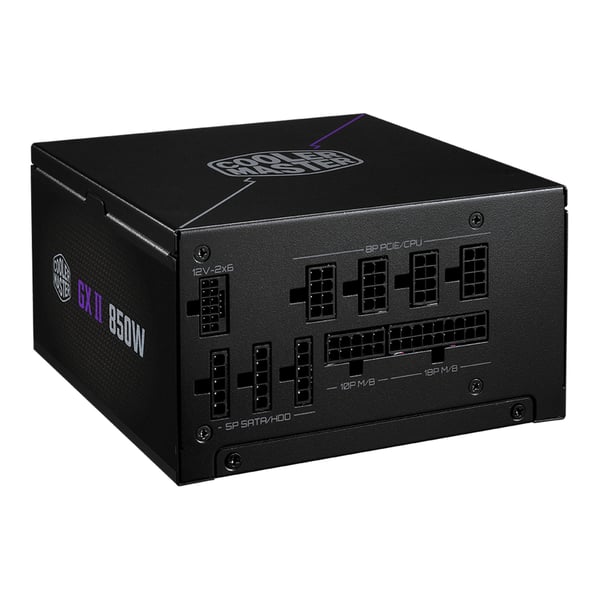 Miniatyrbillede 2 af 6: Cooler Master GX II Gold 850 ATX 3.1 enhed til strømforsyning 850 W 24-pin ATX Sort