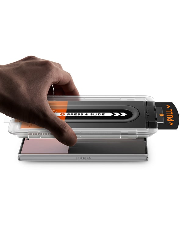 Spigen Glas.tR EZ Fit Pro HD Privacy Näytön yksityisyydensuoja Samsung 2 kpl