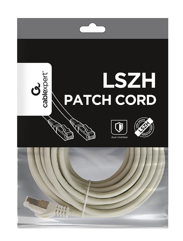 Gembird PP6A-LSZHCU-7.5M nätverkskablar Grå 7,5 m Cat6 S/FTP (S-STP)
