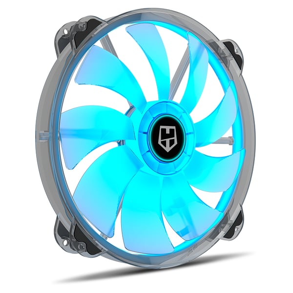 Miniatyrbillede 2 af 6: NOX X200-FAN Computerkabinet Ventilator 20 cm Gennemsigtig 1 stk