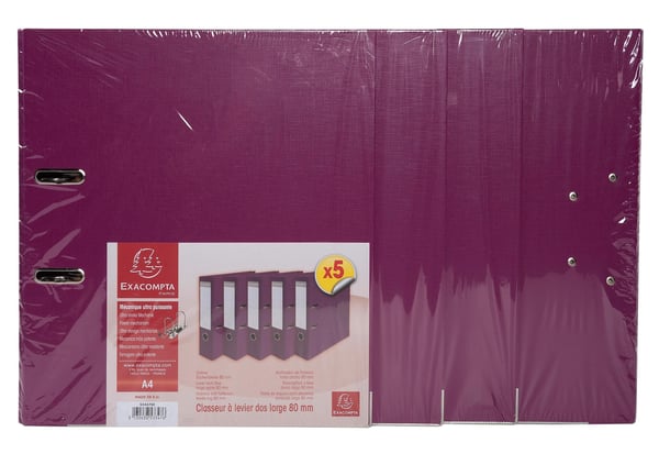 Exacompta Prem'Touch ringbind A4 Fuchsia