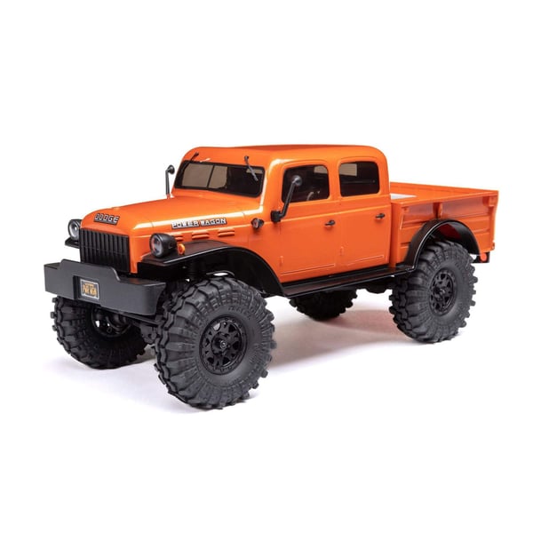 Miniatyrbillede 1 af 21: Axial R/C Dodge Power Wagon Radio-kontrolleret (RC) model Bjergkravler Elektrisk motor 1:24