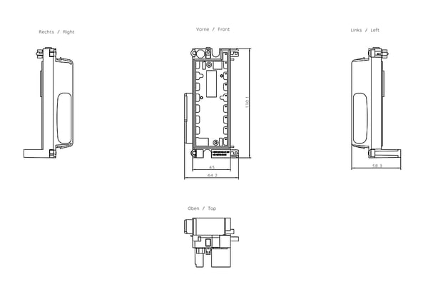 Miniatyrbillede 2 af 3: Siemens 6ES7143-4BF00-0AA0 digital & analog I / O-modul
