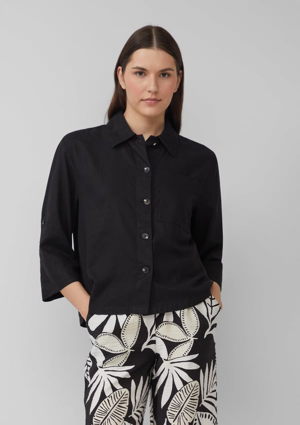 s.Oliver 2171798.9999.44 skjorta och topp Blus 3/4 ärm Linne