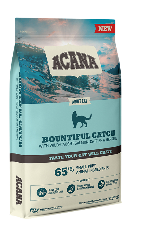 Miniatyrbild 1 av 2: Acana Bountiful Catch torrfoder till katt 1,8 kg Vuxen Strömming, Lax