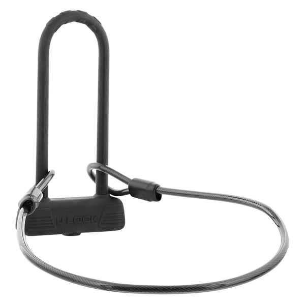 T'nB U-lock with cable for bike /e-scooter Sort U-lås