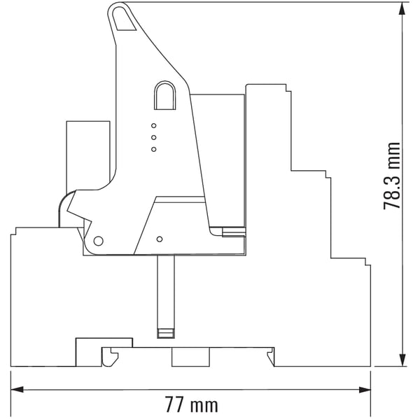 Weidmüller 8921040000 elektriska reläer Svart