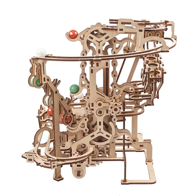 UGears Marble Run Chain Hoist model kit 3D-pussel 400 styck