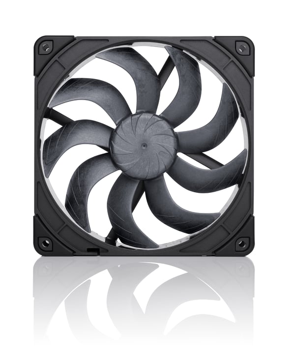 Pikkukuva 6 / 8: Noctua NF-A14X25 G2 PWM SX2-PP CHROMAX.BLACK Tietokoneen jäähdytysjärjestelmä Tietokonekotelo Tuuletin 14 cm Musta 2 kpl
