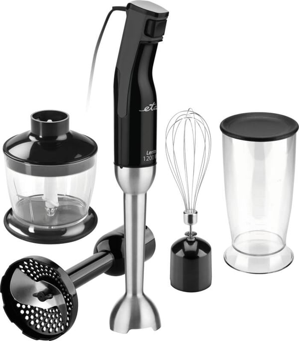 Eta 401790000 blender Nedsænkning blender 1200 W Sort, Rustfrit stål