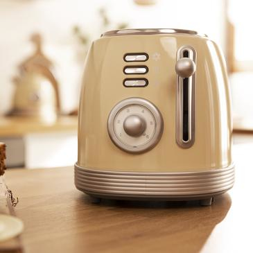 Cecotec Vintage 800 6 2 viipale(i)ta 850 W Keltainen
