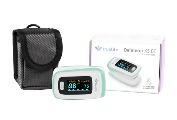 TrueLife Oximeter X5 BT pulsoximeter Grøn, Hvid