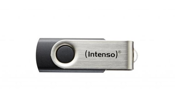 Pikkukuva 2 / 3: Intenso Basic Line USB-muisti 64 GB USB A-tyyppi 2.0 Musta, Hopea