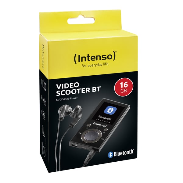 Miniatyrbillede 6 af 7: Intenso Video Scooter BT MP3 afspiller 16 GB Sort