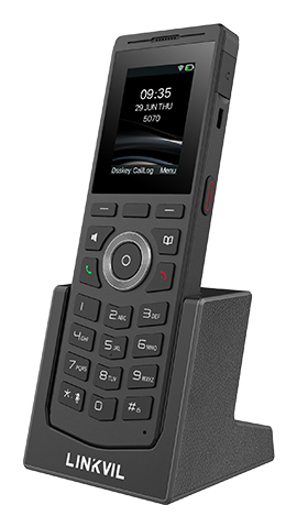 Miniatyrbillede 1 af 3: Fanvil W610W IP-telefon Sort 4 Linier Wi-Fi
