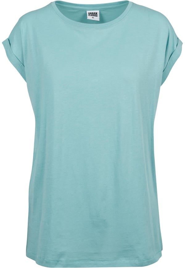 Miniatyrbild 2 av 7: Urban Classics Ladies Extended Shoulder Tee T-tröja Urringad Kortärmad Bomull, Jersey