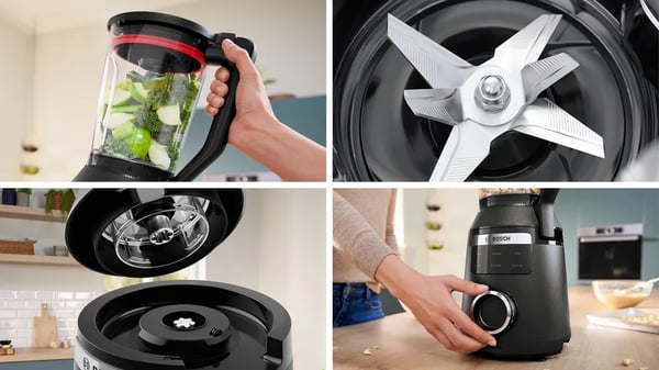 Miniatyrbillede 5 af 14: Bosch Serie 6 MMB6654B blender 2 L Blender til madlavning 1800 W Sort