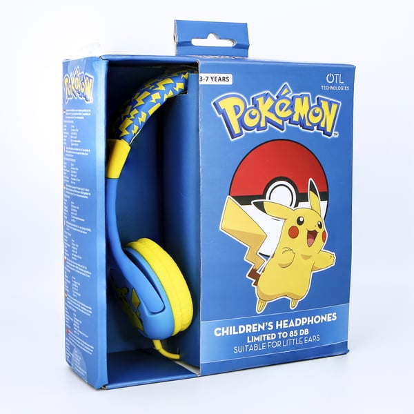 OTL Technologies Pokémon Pikachu Hovedtelefoner Ledningsført Headset Musik Flerfarvet