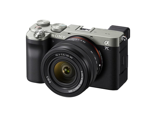 Sony α 7C MILC 24,2 MP CMOS 6000 x 4000 pixlar Svart, Silver