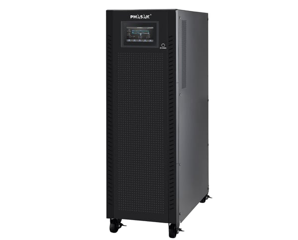 Phasak PH 9284 UPS-virtalähde Taajuuden kaksoismuunnos (verkossa) 40 kVA 40000 W 3 AC-pistorasia(a)
