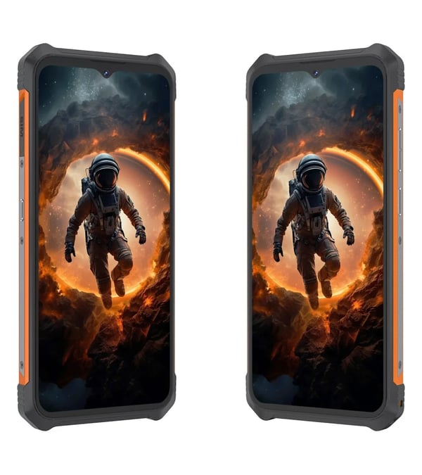 Cubot King Kong ES 16,5 cm (6.5") Kaksois-SIM Android 14 4G USB Type-C 6 GB 128 GB 5100 mAh Musta, Oranssi