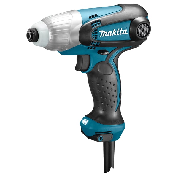 Makita TD0101F elektrisk skiftenøgle Sort, Blå 200 W