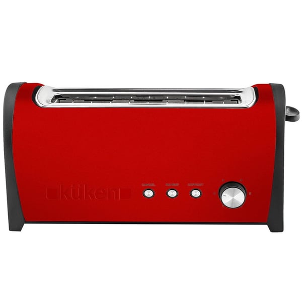 Miniatyrbillede 3 af 4: Küken 33779 brødrister 6 1 skive(r) 1000 W Rød