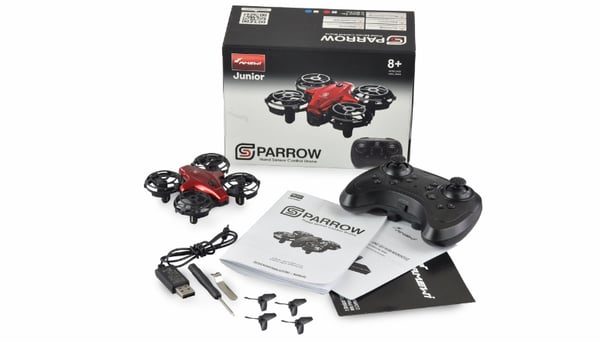 Amewi 25324 kamera drone Mini drone 300 mAh Sort, Rød