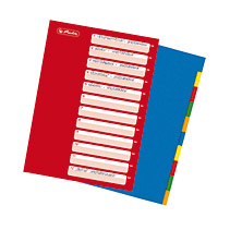 Miniatyrbillede 2 af 2: Herlitz 10715415 faneskiller Polypropylen (PP)
