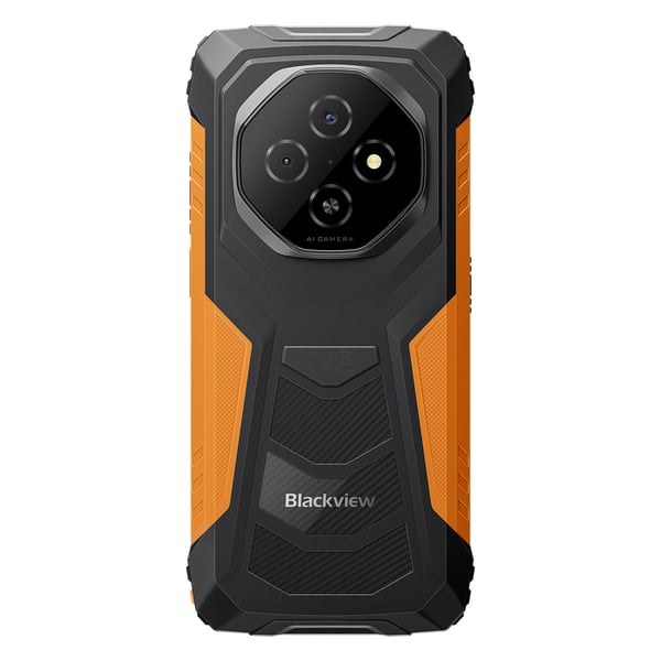 Blackview FORT 1 16,7 cm (6.56") Dual SIM Android 15 4G 4 GB 128 GB 10000 mAh Sort, Orange