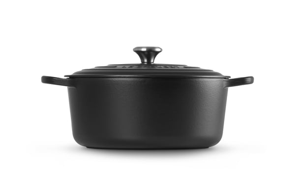 Miniatyrbillede 2 af 5: Le Creuset Signature 8,1 L Rund Sort