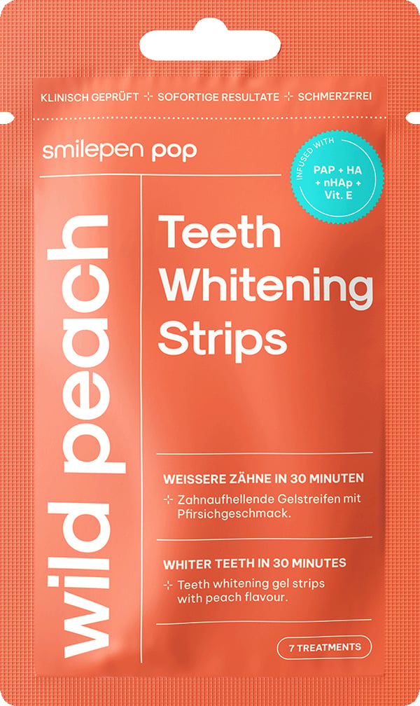 Smilepen Wild Peach Hampaidenvalkaisuliuska Villipersikka