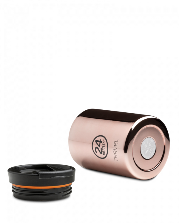 Miniatyrbillede 2 af 2: 24Bottles Travel Tumbler 350 ml Roseguld Rustfrit stål