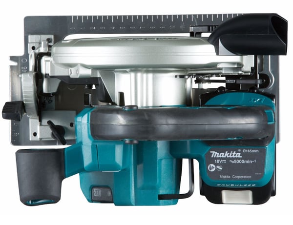 Miniatyrbild 6 av 6: Makita DHS661ZU bärbar cirkelsåg 16,5 cm Svart, Grön, Rostfritt stål 5000 RPM
