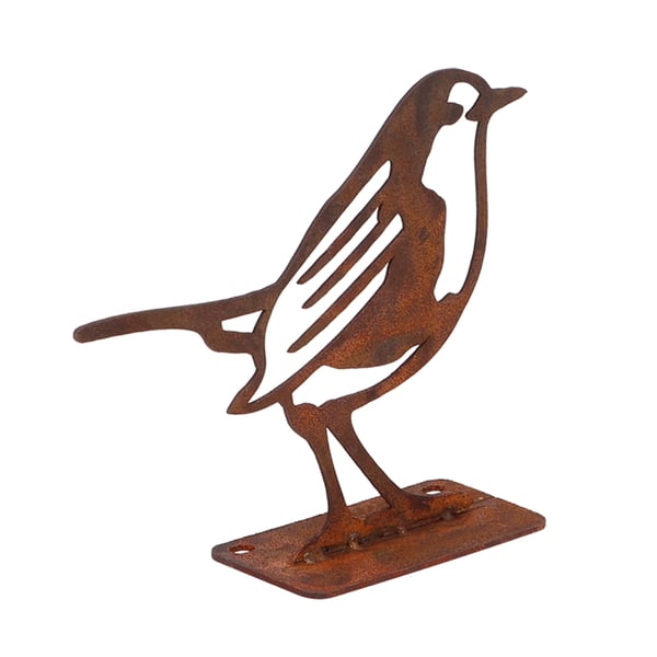Esschert Design TT240 haven statue Fuglehave statue Stål Brun 1 stk