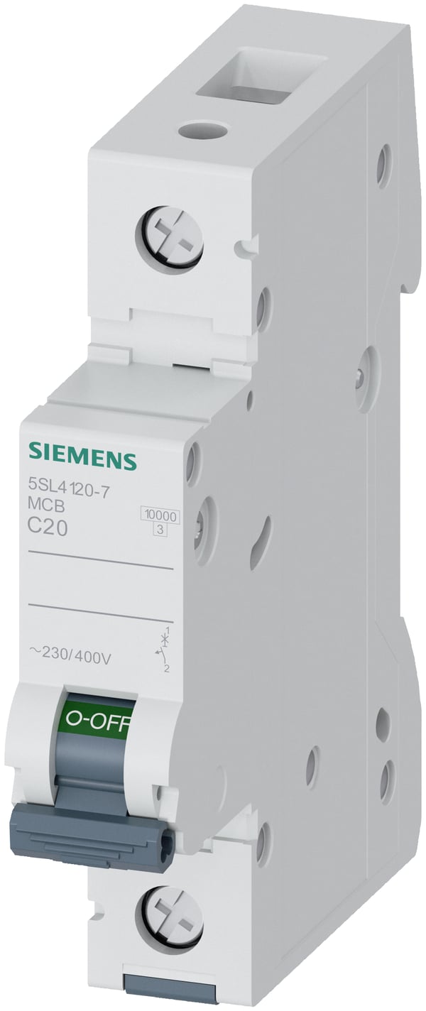Siemens 5SL4120-7 kredsløbsafbryder Miniature strømafbryder 1 Siemens 5SL4120-7 kredsløbsafbryder Miniature strømafbryder 1