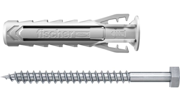 Fischer 567829 ruuviankkuri ja seinätulppa 3 kpl Ruuvi- ja seinäpistokesarja 60 mm