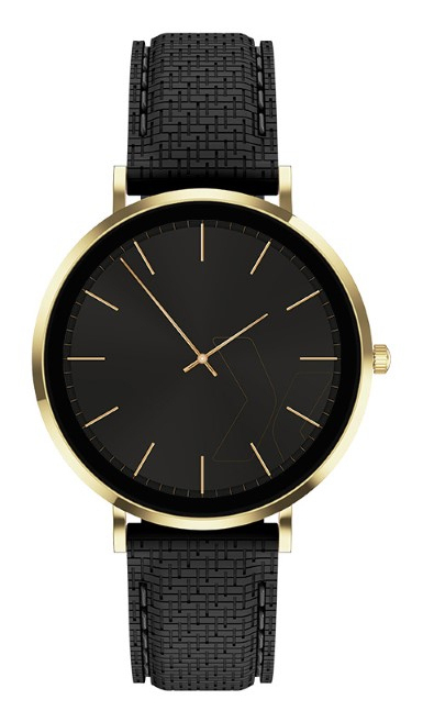 MaxCom FW28 3,02 cm (1.19") AMOLED 40 mm Digital 390 x 390 pixel Berøringsskærm Guld, Sort